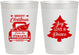 Personalized Christmas 10 oz Frosted Cups - Christmas Tree | 280026