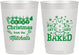 Personalized Christmas 10 oz Frosted Cups - Lets Get Baked | 280039