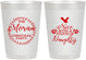 Personalized Christmas 10 oz Frosted Cups - Touch Of Naughty | 280048