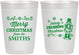Personalized Christmas 10 oz Frosted Cups - Snowflakes | 280053