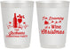 Personalized Christmas 10 oz Frosted Cups - Bah Hum Bug | 280056