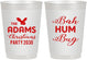 Personalized Christmas 10 oz Frosted Cups - Bah Hum Bug | 280058