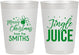 Personalized Christmas 10 oz Frosted Cups - Jingle Juice | 280067