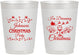 Personalized Christmas 10 oz Frosted Cups - Wine | 280068