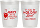 Personalized Christmas 10 oz Frosted Cups - Holiday Spirit | 280072