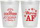 Personalized Christmas 10 oz Frosted Cups - Merry Af | 280078