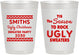 Personalized Christmas 10 oz Frosted Cups - Ugly Sweater | 280080