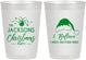 Personalized Christmas 10 oz Frosted Cups - Santa Claus | 280085
