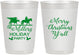 Personalized Christmas 10 oz Frosted Cups - Country | 280087