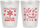 Personalized Christmas 10 oz Frosted Cups - Let Is Snow | 280088