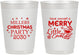 Personalized Christmas 10 oz Frosted Cups - Cocktail | 280098