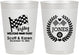 Personalized Wedding 10 oz Frosted Cups - Racing | 289