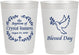Personalized Baptism 10 oz Frosted Cups - Blessed Day | 290006