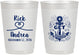 Personalized Wedding 10 oz Frosted Cups - Lets Get Nauti | 292