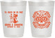 Personalized Wedding 10 oz Frosted Cups - Til Death Do Us Part | 297