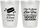 Personalized Wedding 10 oz Frosted Cups - Hockey | 300