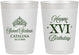 Personalized 16th Birthday 10 oz Frosted Cups - Tiara | 300002