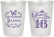 Personalized 16th Birthday 10 oz Frosted Cups - Butterfly | 300005