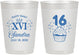 Personalized 16th Birthday 10 oz Frosted Cups - Cupcake | 300007
