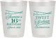Personalized 16th Birthday 10 oz Frosted Cups - String Lights | 300009