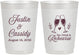 Personalized Rehearsal Dinner 10 oz Frosted Cups - Eat Drink Rehearse | 30001