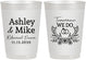 Personalized Rehearsal Dinner 10 oz Frosted Cups - Tomorrow We Do | 30002