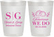 Personalized Rehearsal Dinner 10 oz Frosted Cups - Tomorrow We Do | 30003
