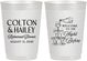 Personalized Rehearsal Dinner 10 oz Frosted Cups - The Night Before | 30007