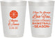 Personalized Wedding 10 oz Frosted Cups - Basketball | 304