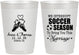 Personalized Wedding 10 oz Frosted Cups - We Interrupt Soccer | 311