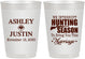 Personalized Wedding 10 oz Frosted Cups - We Interrupt Hunting | 316