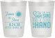 Personalized Wedding 10 oz Frosted Cups - Sun Sand Drink In My Hand | 319