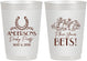 Personalized Derby Day 10 oz Frosted Cups - Place Your Bets | 320003
