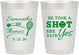 Personalized Wedding 10 oz Frosted Cups - Took A Shot Tennis | 321