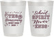 Personalized Homecoming 10 oz Frosted Cups - Spirit Week | 330011