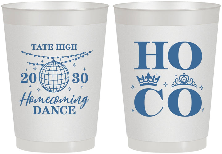 Personalized Homecoming 10 oz Frosted Cups - Hoco Dance | 330016