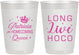 Personalized Homecoming 10 oz Frosted Cups - Hoco Queen Vote | 330026