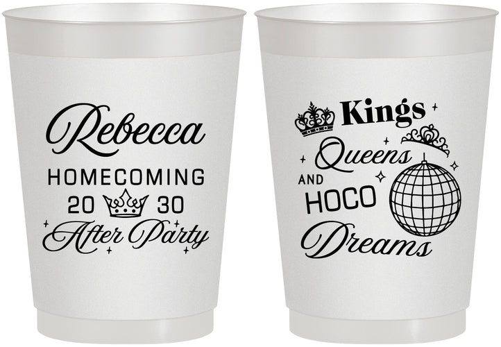 Personalized Homecoming 10 oz Frosted Cups - Hoco After Party | 330027