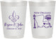 Personalized Wedding 10 oz Frosted Cups - New Orleans | 334