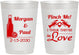 Personalized Wedding 10 oz Frosted Cups - Crawfish Boil Pinch Me | 337