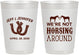 Personalized Wedding 10 oz Frosted Cups - Horseshoe | 340