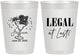 Personalized 21st Birthday 10 oz Frosted Cups - Legal At Last | 340005