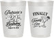Personalized 21st Birthday 10 oz Frosted Cups - Finally Twenty One | 340008