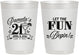 Personalized 21st Birthday 10 oz Frosted Cups - Let The Fun Begin | 340009