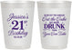 Personalized 21st Birthday 10 oz Frosted Cups - Candles Cake Drunk | 340010