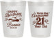 Personalized 21st Birthday 10 oz Frosted Cups - Cowgirl | 340013