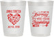 Personalized Wedding 10 oz Frosted Cups - Journey Traveling With | 354