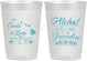 Personalized Wedding 10 oz Frosted Cups - Hawaii | 365