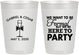 Personalized Wedding 10 oz Frosted Cups - Formal Here To Party | 366
