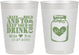 Personalized Wedding 10 oz Frosted Cups - Mason Jar | 373